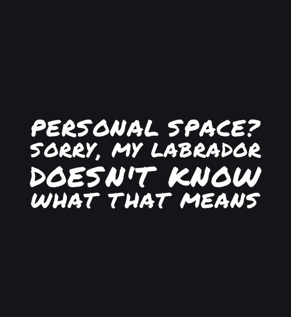 Personal Space? My Labrador Doesn't Know What That Means